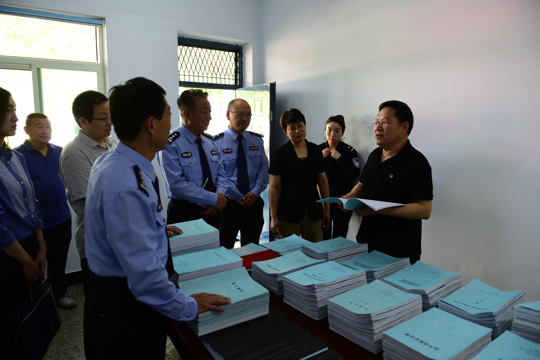 周鑫调研运城经开区"三零"单位创建和平安建设工作