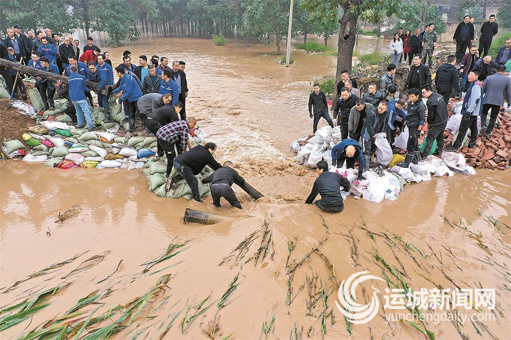 我市全力阻击近40年来汾河最大洪峰